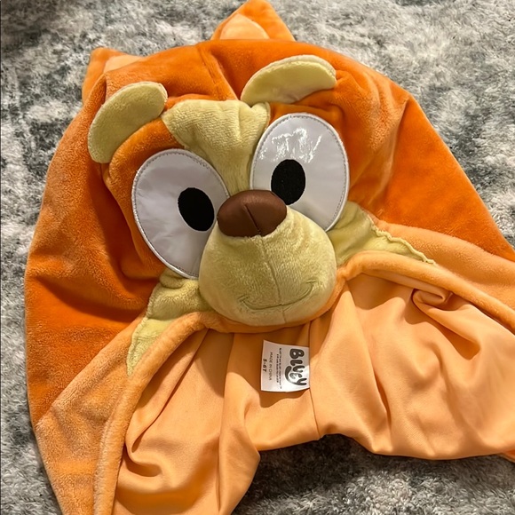 Bluey & Bingo  Halloween Costumes Orange and Blue Plush Jumpsuits - Picture 2 of 2